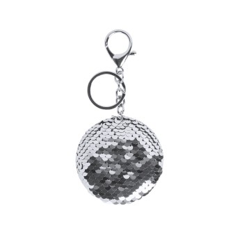 Llavero de lentejuelas promocional