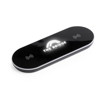 Cargador inalámbrico hasta 2 móviles publicitario