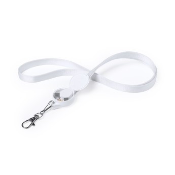 Cargador Lanyard Lightning con logo