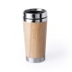 Vaso Bambú y Acero Inox - 500 ml para merchandising
