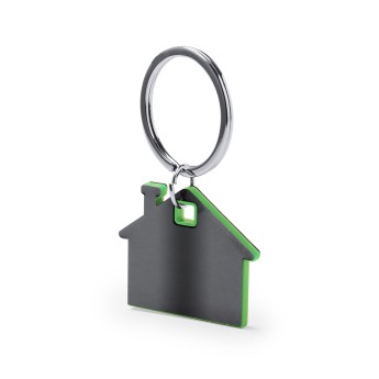 Llaveros casita de Acero Inox para merchandising