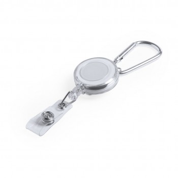 Portacreditaciones con cinta de fijación para merchandising