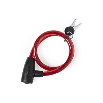 Candado de anilla con 2 llaves con logo