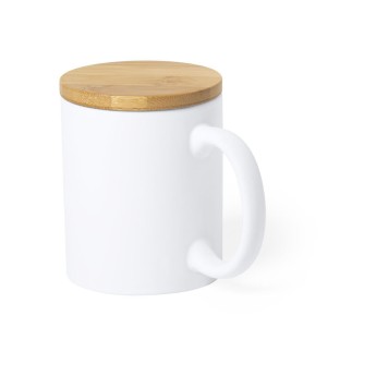 Taza Cerámica / Bambú personalizado
