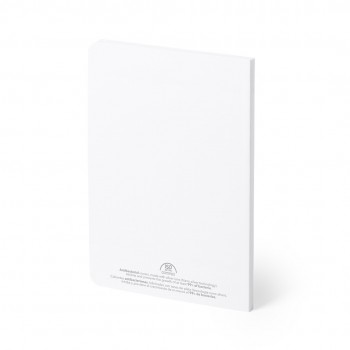 Libreta A5 con tapas antibacterianas con logo