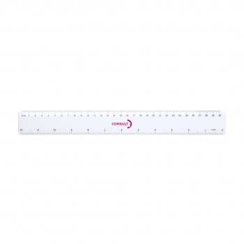 Regla antibacteriana de 30cm publicitaria