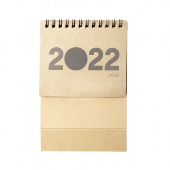 Calendario sobremesa cartón reciclado personalizado