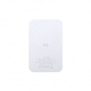 Power BankPower bank inalámbrico de 5000 mah con logo