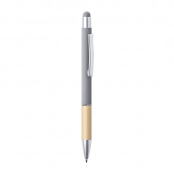 Bolígrafo puntero aluminio/ bambú con logo
