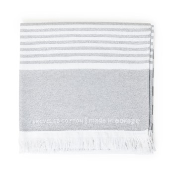 Pareo de algodón reciclado y poliéster promocional