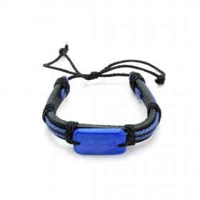 Pulsera piel ajustable publicitaria