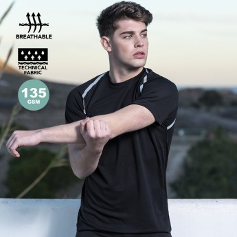 Camisetas deportivas poliéster con logo