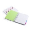 Libreta con separadores de colores