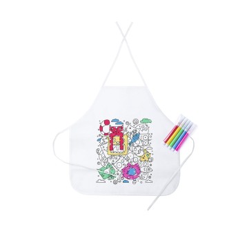 Delantales niños rotuladores personalizado