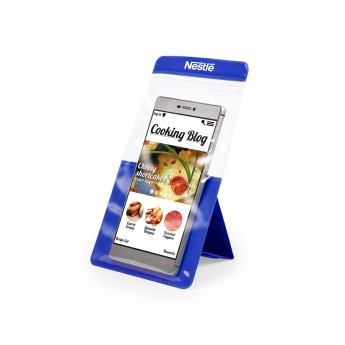 Portador pantalla táctil con logo