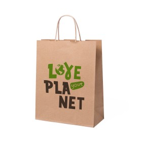 Bolsas de papel Kraft 25 x 31 cm personalizada