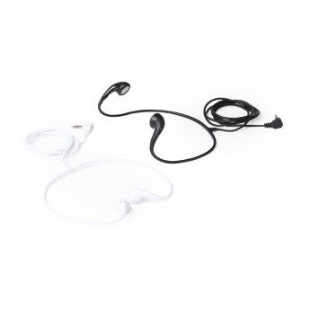 Auriculares de contorno para el cuello para merchandising