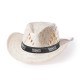 Sombreros de paja con cinta para merchandising