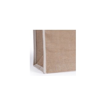 Bolsas de yute con fuelle promocional