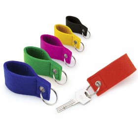 Llavero de fieltro promocional