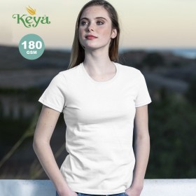 Camisetas blancas de mujer para merchandising