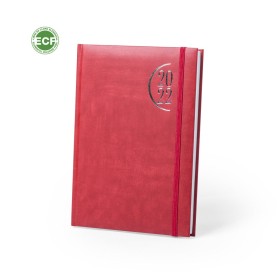 Agenda en polipiel con acolchado con logo