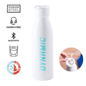 Bidón térmico auriculares integrados para merchandising