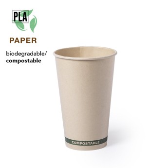 Vaso Compostable - 500 ml para merchandising