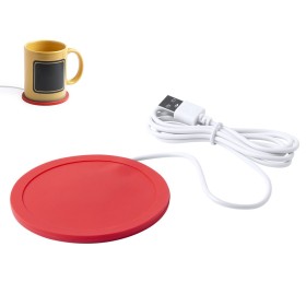 Calentador Tazas Conexión USB con logo