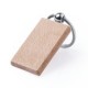 Llavero de Madera natural para merchandising