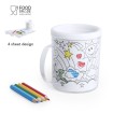 Taza para colorear de 320ml