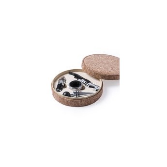 Set Vinos Corcho Natural - 4 Accesorios personalizado