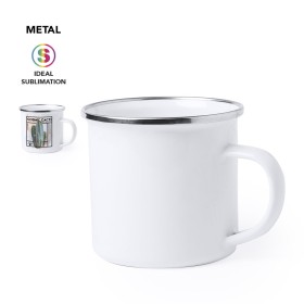 Taza metálica retro personalizada