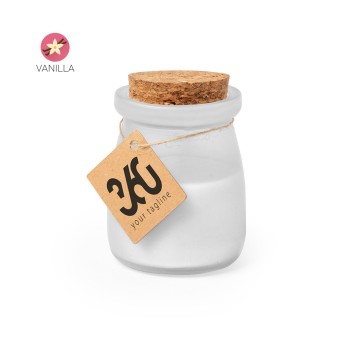 Vela tarrito de cristal promocional