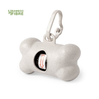 Dispensador Bolsas Fibra Bambú promocional