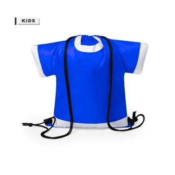 Mochilas camiseta de poliéster infantil con logo