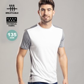 Camiseta Adulto transpirab con logole con elastano