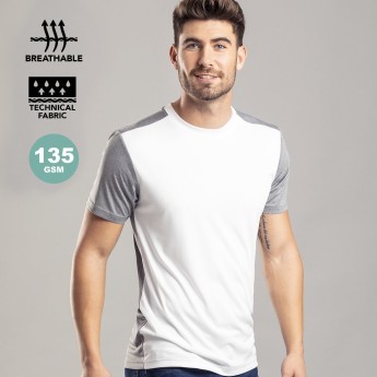 Camiseta Adulto transpirab con logole con elastano