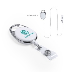 Portacreditaciones Extensible hasta 75 cm con logo