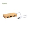 Puerto USB Bambú