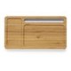 Cargador Organizador Salida USB en bambú publicitario
