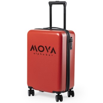 Trolley de 4 ruedas giratorias dobles con logo