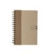 Libreta de cartón reciclado 80 hojas con logo