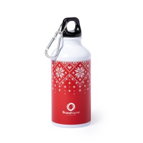Bidón navideño de aluminio con logo