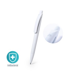 Bolígrafo Antibacteriano con clip curvado publicitario