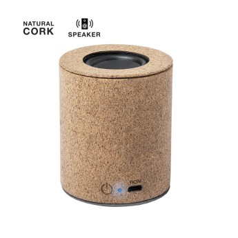 Altavoces ecológicos en corcho natural personalizado