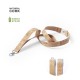 Lanyard Corcho Natural y Caña de Trigo personalizado