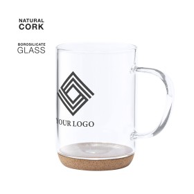 Taza en corcho natural con logo