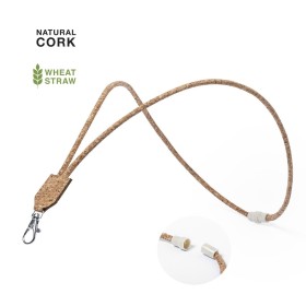 Lanyard de corcho natural con logo