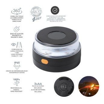 Luz de emergencia homologada V16 personalizada